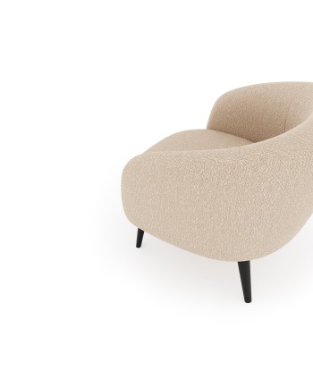 Fauteuil LUNA MARIE Tissu bouclette suggérées chez