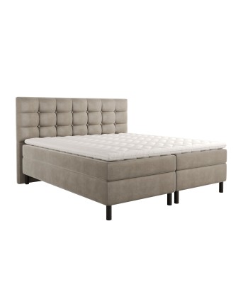 Ensemble de lit PERSEE Velours 180x200cm (tête de lit, sommier, matelas et surmatelas) sélection de produits