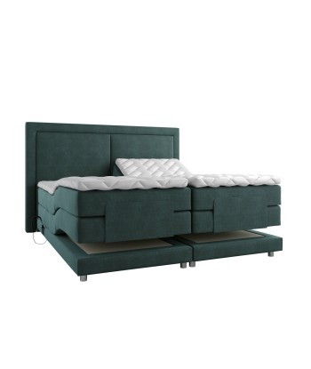 Ensemble de lit OSEE Velours 180x200 (tête de lit, surmatelas, sommier à relaxation électrique et matelas à ressorts ensachés) prix pour 