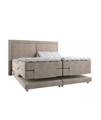 Ensemble de lit OSEE Velours 180x200 (tête de lit, surmatelas, sommier à relaxation électrique et matelas à ressorts ensachés) prix pour 