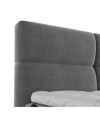 Ensemble de lit HESTIA Velours 180x200 (tête de lit, surmatelas, sommier à relaxation électrique et matelas à ressorts ensachés) 50% de réduction en Octobre 2024