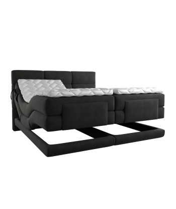 Ensemble de lit HESTIA Velours 180x200 (tête de lit, surmatelas, sommier à relaxation électrique et matelas à ressorts ensachés) 50% de réduction en Octobre 2024