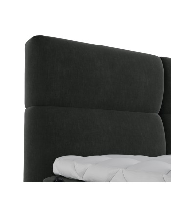 Ensemble de lit HESTIA Velours 180x200 (tête de lit, surmatelas, sommier à relaxation électrique et matelas à ressorts ensachés) 50% de réduction en Octobre 2024