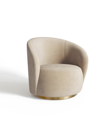 Fauteuil pivotant JADE Velours Véritable concentré