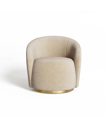 Fauteuil pivotant JADE Velours Véritable concentré