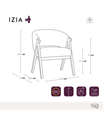 Fauteuil IZIA Bouclette de pas cher