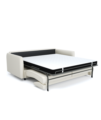 Canapé convertible express ISAKA Cuir - Matelas Dunlopillo 160cm sur le site 