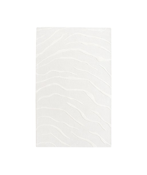 Tapis rectangulaire DAVEN en laine et viscose 200x300cm de pas cher