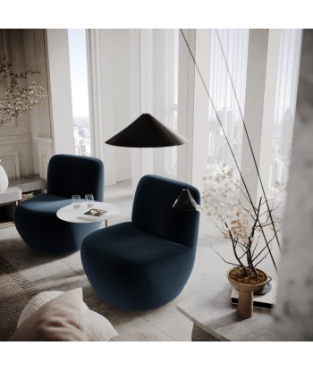 Fauteuil pivotant JENA Tissu Velours votre restaurant rapide dans 