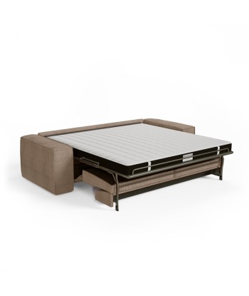 Canapé convertible express JOAN Velours côtelé - Matelas Dunlopillo 160cm Par le système avancé 