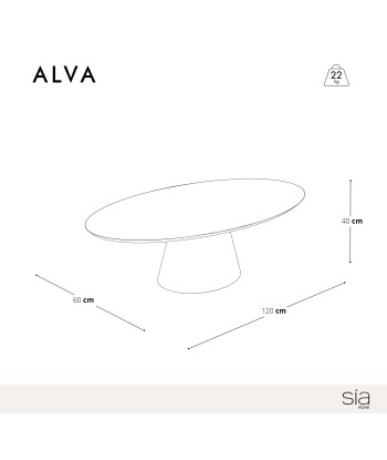 Table basse ALVA 120x60cm acheter