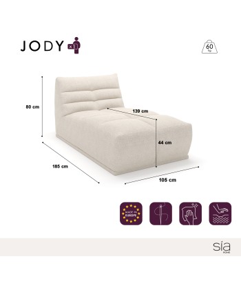 Méridienne modulable JODY Velours côtelé store