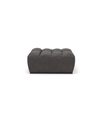 Pouf modulable JODY Tissu effet cuir vintage pas cher