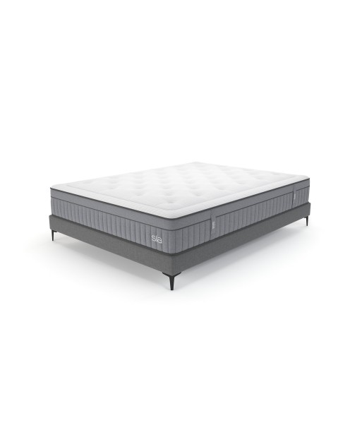 Ensemble matelas Hybride OneSleep Ressorts ensachés + Sommier 140x190cm solde