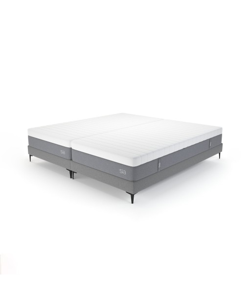 Ensemble 2 matelas Hybride Care 90x200cm Ressorts ensachés +  2 Sommiers 90x200cm la livraison gratuite