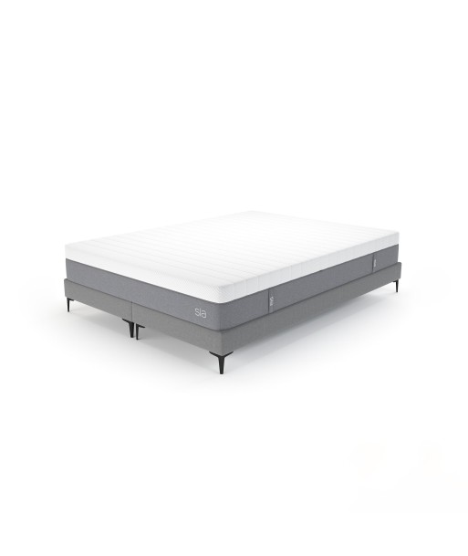 Ensemble matelas Hybride Care 180x200cm Ressorts ensachés +  2 Sommiers 90x200cm le concept de la Pate a emporter 