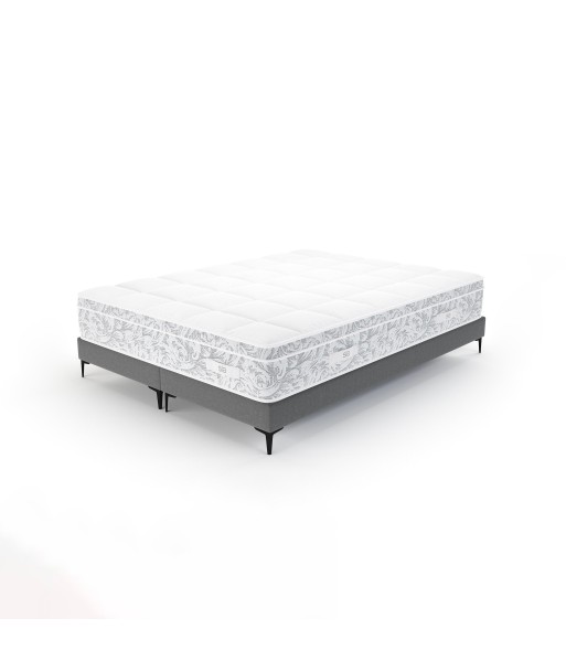 Ensemble matelas Hybride Premium 180x200cm Ressorts ensachés + 2 Sommiers 90x200cm paiement sécurisé