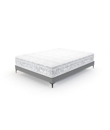 Ensemble matelas Hybride Premium Ressorts ensachés + Sommier 140x190cm basket pas cher