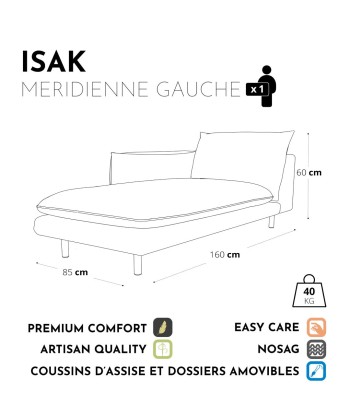 Méridienne gauche ISAK Velours vous aussi creer 