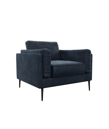 Fauteuil MIKAEL Velours en linge