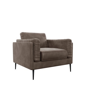 Fauteuil MIKAEL Velours en linge