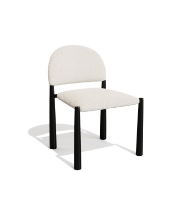 Lot de 2 Chaises Milo Bouclette Pieds Noirs 2023