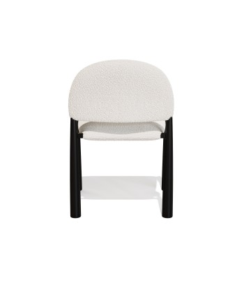 Lot de 2 Chaises Milo Bouclette Pieds Noirs 2023