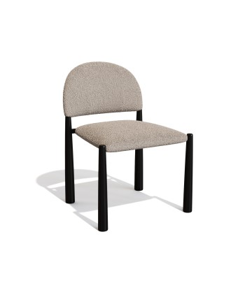 Lot de 2 Chaises Milo Bouclette Pieds Noirs 2023