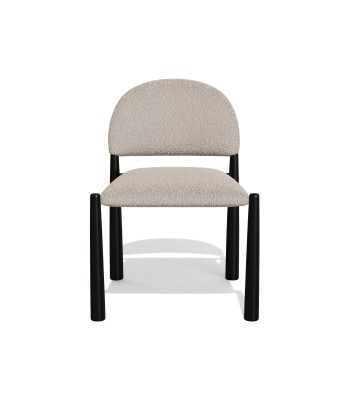 Lot de 2 Chaises Milo Bouclette Pieds Noirs 2023