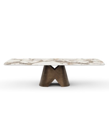 Table extensible VIVA Pandora et pied bronze 160x90x76cm vente chaude votre 