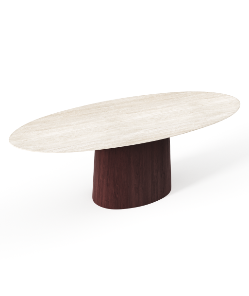 Table à manger ARLO pied noyer 200x90x76cm prix pour 