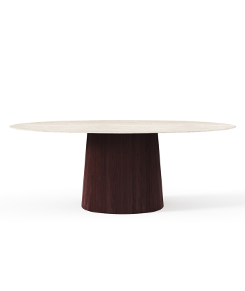 Table à manger ARLO pied noyer 200x90x76cm prix pour 