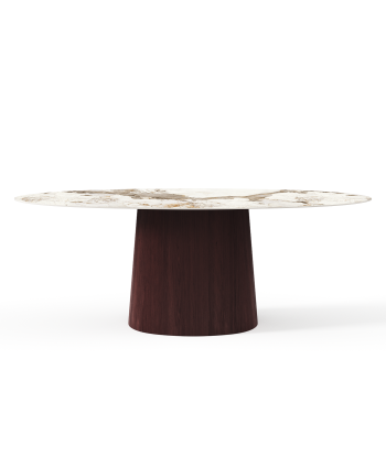 Table à manger ARLO pied noyer 200x90x76cm prix pour 