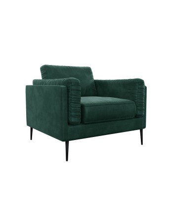 Fauteuil MIKAEL Velours en linge