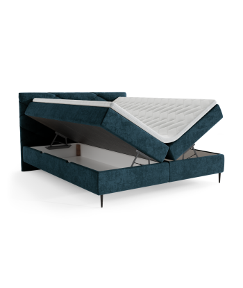 Ensemble de lit 180cm Boxspring MADDY Velours solde