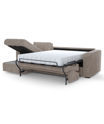 Canapé d'angle gauche convertible express matelas 140cm LINA Velours Voir les baskets