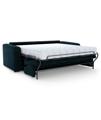 Canapé convertible express matelas 160cm LINA Velours de France