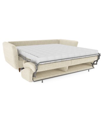 Canapé convertible express matelas 140cm OWEN Velours à motifs ou a consommer sur place