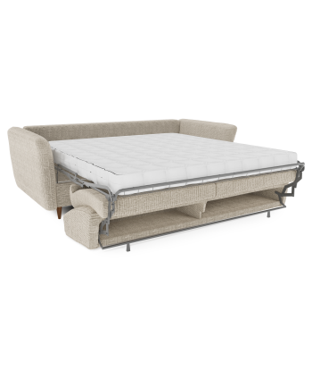 Canapé convertible express matelas 140cm OWEN Velours à motifs ou a consommer sur place