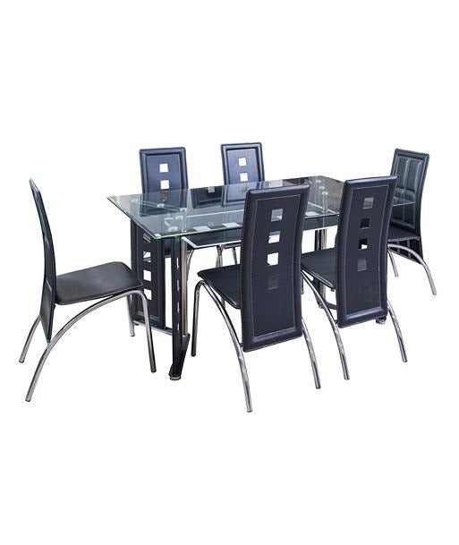 Table à manger NKLK39 avec 6 chaises Pour