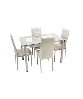 Table à manger A73 avec 4 chaises vous aussi creer 