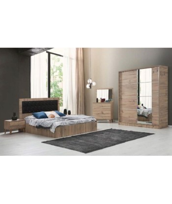 Chambre Teck design destockage