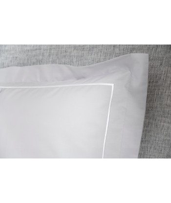 Parure de lit ERIK Percale de coton blanc liseré 260x240cm sélection de produits