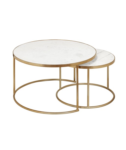 Table basse STELLA pieds dorés acheter