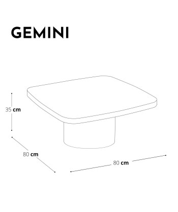 Table basse GEMINI en stock