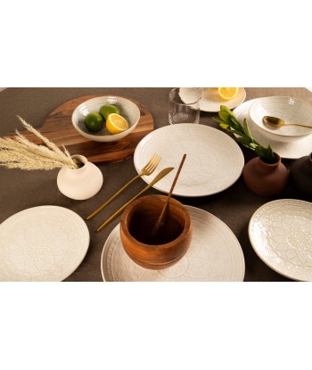 Set de 6 assiettes plates MOA Grès Comparez plus de prix