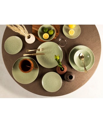 Set de 6 assiettes plates MOA Grès Comparez plus de prix