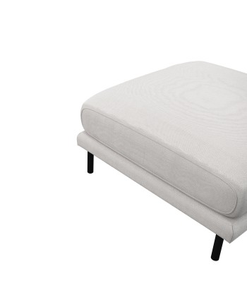 Pouf ROBIN Tissu tramé en stock