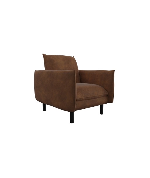 Fauteuil ISAK Tissu effet cuir vintage outlet