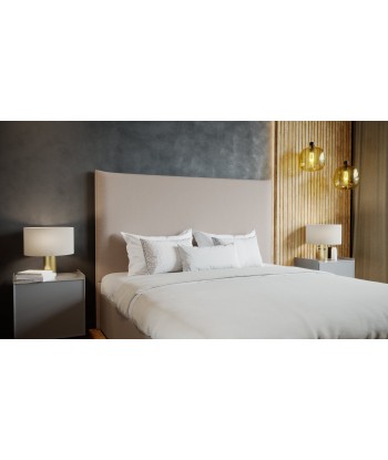 Tête de lit ISAKI Tissu tramé 190x128cm Paris Déstockage Promo